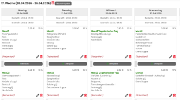 Speiseplan 20.04. - 24.04.26